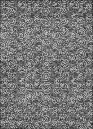 Piper Looms Chantille Circles ACN728 Gray Machine Washable Area Rug main image
