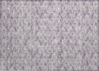 Piper Looms Chantille Circles ACN728 Lavender Machine Washable Area Rug Scatter Main Image