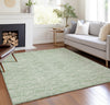 Piper Looms Chantille Circles ACN728 Mint Machine Washable Area Rug Lifestyle Image Feature