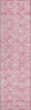 Piper Looms Chantille Circles ACN728 Pink Machine Washable Area Rug Runner Main Image