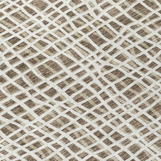 Piper Looms Chantille Stripes ACN729 Brown Machine Washable Area Rug Swatch Image