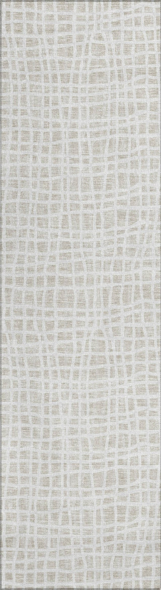 Piper Looms Chantille Stripes ACN729 Ivory Machine Washable Area Rug Runner Main Image