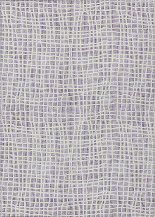 Piper Looms Chantille Stripes ACN729 Lilac Machine Washable Area Rug main image