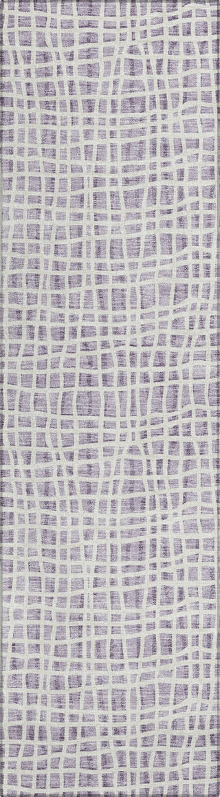 Piper Looms Chantille Stripes ACN729 Lilac Machine Washable Area Rug Runner Main Image