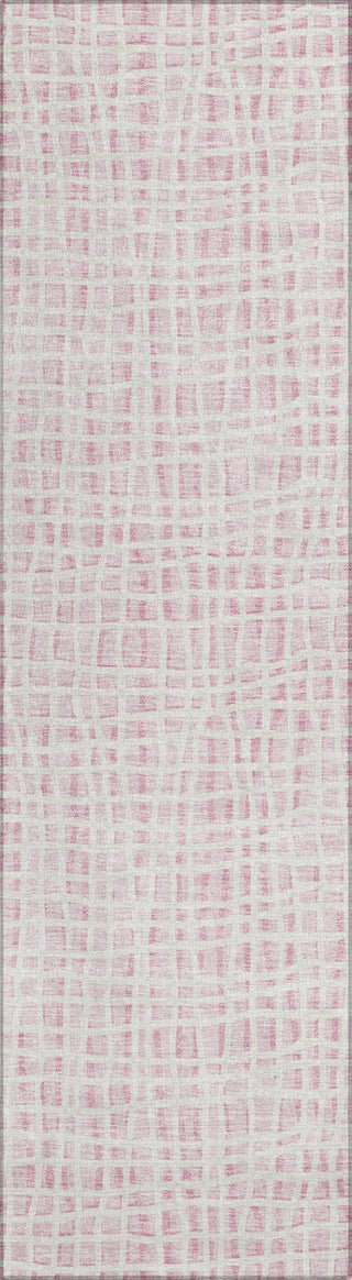Piper Looms Chantille Stripes ACN729 Pink Machine Washable Area Rug Runner Main Image