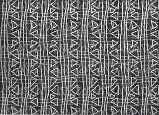 Piper Looms Chantille Bohemian ACN730 Black Machine Washable Area Rug Scatter Main Image
