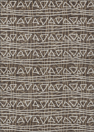 Piper Looms Chantille Bohemian ACN730 Chocolate Machine Washable Area Rug main image