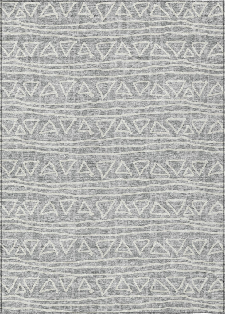 Piper Looms Chantille Bohemian ACN730 Gray Machine Washable Area Rug main image