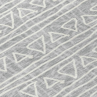 Piper Looms Chantille Bohemian ACN730 Gray Machine Washable Area Rug Swatch Image