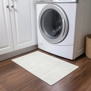 Piper Looms Chantille Bohemian ACN730 Ivory Machine Washable Area Rug Scatter Lifestyle Image Feature