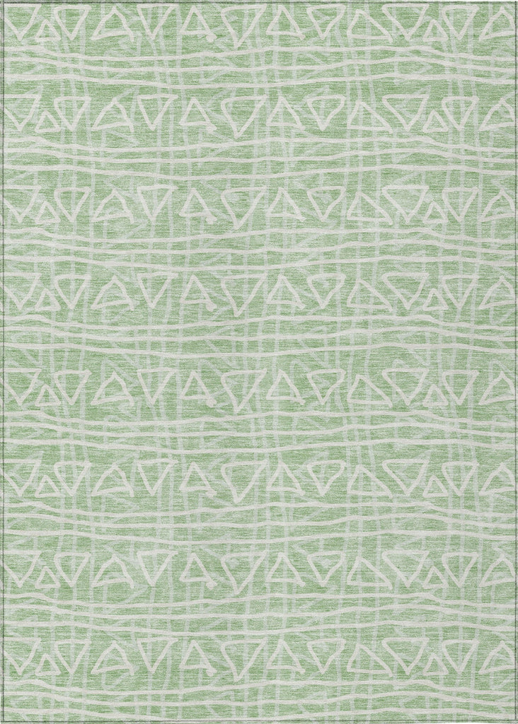 Piper Looms Chantille Bohemian ACN730 Mint Machine Washable Area Rug main image