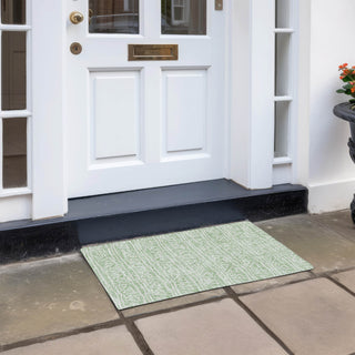 Piper Looms Chantille Bohemian ACN730 Mint Machine Washable Area Rug Scatter Outdoor Lifestyle Image Feature