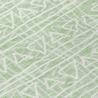 Piper Looms Chantille Bohemian ACN730 Mint Machine Washable Area Rug Swatch Image
