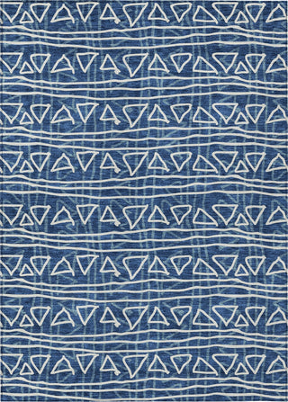 Piper Looms Chantille Bohemian ACN730 Navy Machine Washable Area Rug main image