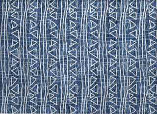 Piper Looms Chantille Bohemian ACN730 Navy Machine Washable Area Rug Scatter Main Image