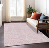 Piper Looms Chantille Bohemian ACN730 Pink Machine Washable Area Rug Lifestyle Image Feature