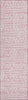Piper Looms Chantille Bohemian ACN730 Pink Machine Washable Area Rug Runner Main Image