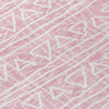 Piper Looms Chantille Bohemian ACN730 Pink Machine Washable Area Rug Swatch Image