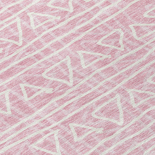 Piper Looms Chantille Bohemian ACN730 Pink Machine Washable Area Rug Swatch Image