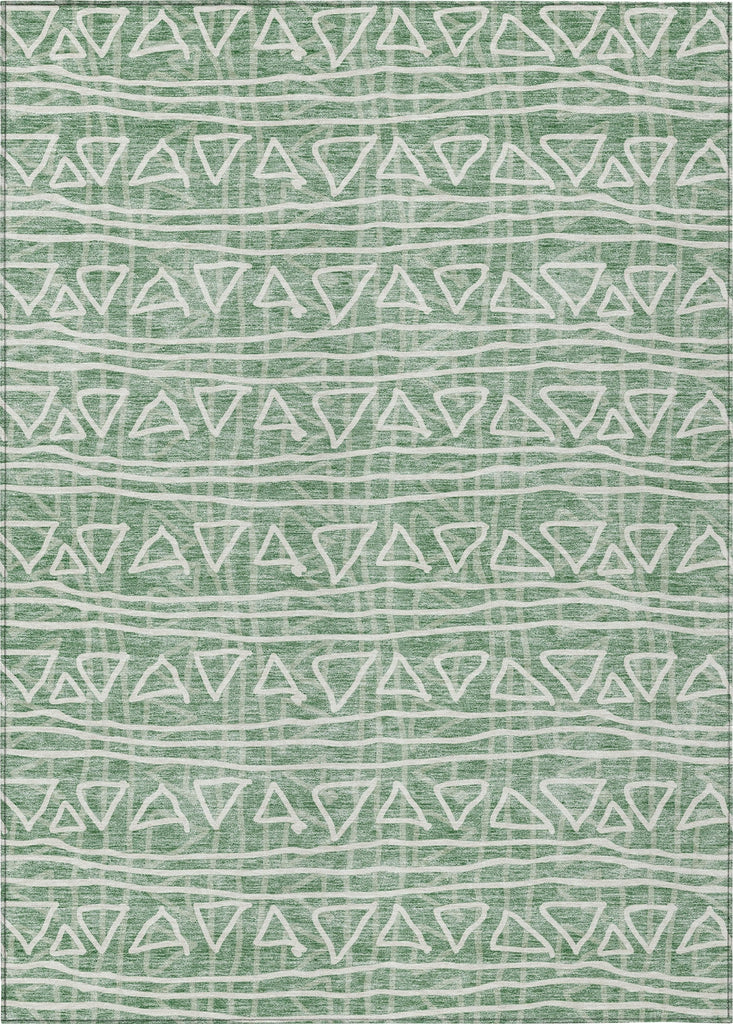 Piper Looms Chantille Bohemian ACN730 Sage Machine Washable Area Rug main image