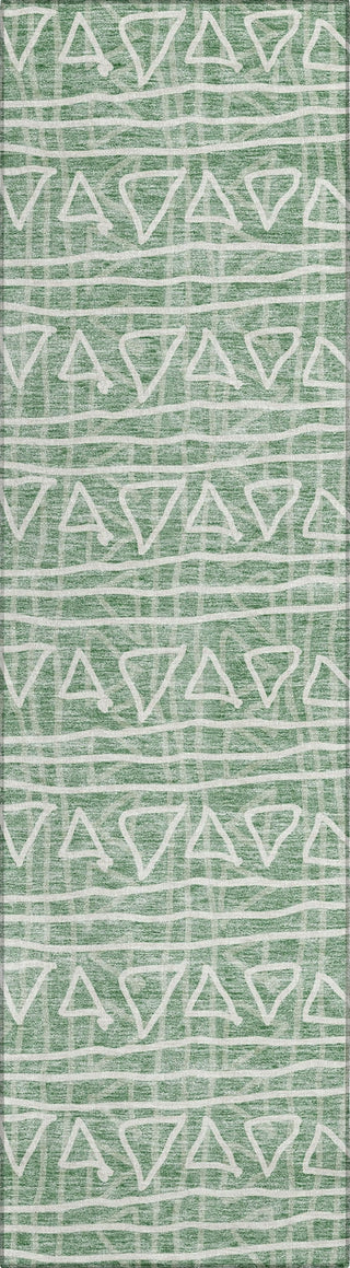 Piper Looms Chantille Bohemian ACN730 Sage Machine Washable Area Rug Runner Main Image