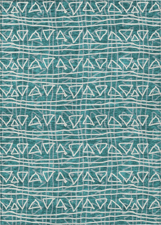 Piper Looms Chantille Bohemian ACN730 Teal Machine Washable Area Rug main image