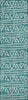 Piper Looms Chantille Bohemian ACN730 Teal Machine Washable Area Rug Runner Main Image