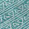 Piper Looms Chantille Bohemian ACN730 Teal Machine Washable Area Rug Swatch Image