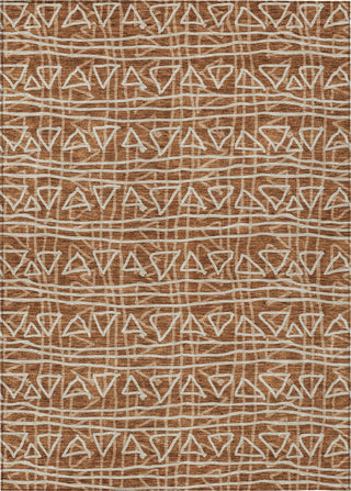 Piper Looms Chantille Bohemian ACN730 Terracotta Machine Washable Area Rug main image