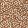 Piper Looms Chantille Bohemian ACN730 Terracotta Machine Washable Area Rug Swatch Image