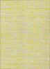 Piper Looms Chantille Bohemian ACN730 Yellow Machine Washable Area Rug main image