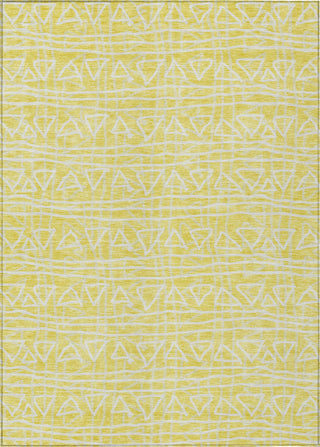 Piper Looms Chantille Bohemian ACN730 Yellow Machine Washable Area Rug main image