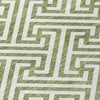 Piper Looms Chantille Geometric ACN731 Green Machine Washable Area Rug Swatch Image