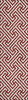 Piper Looms Chantille Geometric ACN731 Merlot Machine Washable Area Rug Runner Main Image