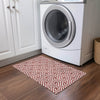 Piper Looms Chantille Geometric ACN731 Merlot Machine Washable Area Rug Scatter Lifestyle Image Feature