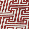 Piper Looms Chantille Geometric ACN731 Merlot Machine Washable Area Rug Swatch Image