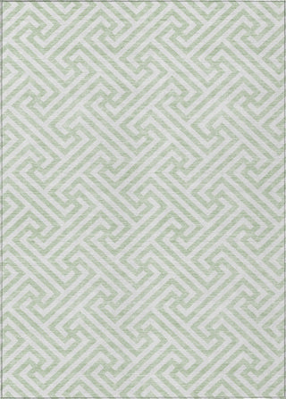 Piper Looms Chantille Geometric ACN731 Mint Machine Washable Area Rug main image