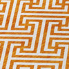 Piper Looms Chantille Geometric ACN731 Orange Machine Washable Area Rug Swatch Image