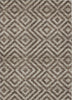 Piper Looms Chantille Geometric ACN733 Brown Machine Washable Area Rug main image