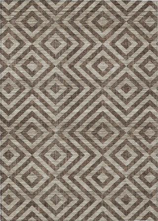Piper Looms Chantille Geometric ACN733 Brown Machine Washable Area Rug main image