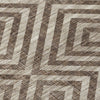Piper Looms Chantille Geometric ACN733 Brown Machine Washable Area Rug Swatch Image