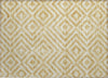 Piper Looms Chantille Geometric ACN733 Gold Machine Washable Area Rug Scatter Main Image
