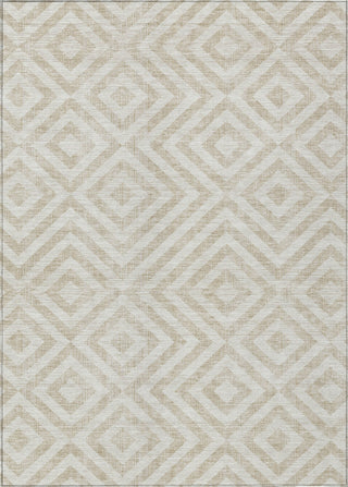 Piper Looms Chantille Geometric ACN733 Ivory Machine Washable Area Rug main image