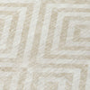 Piper Looms Chantille Geometric ACN733 Ivory Machine Washable Area Rug Swatch Image