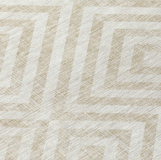 Piper Looms Chantille Geometric ACN733 Ivory Machine Washable Area Rug Swatch Image