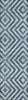 Piper Looms Chantille Geometric ACN733 Navy Machine Washable Area Rug Runner Main Image
