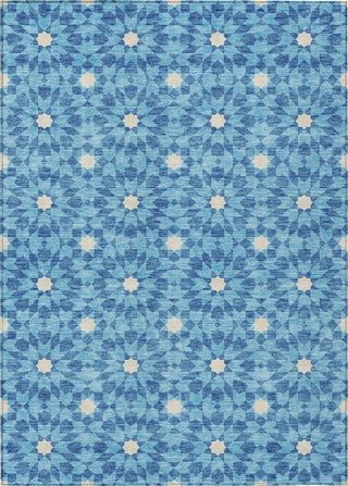 Piper Looms Chantille Spiral ACN734 Denim Machine Washable Area Rug main image