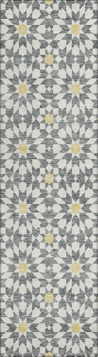 Piper Looms Chantille Spiral ACN734 Gray Machine Washable Area Rug Runner Main Image