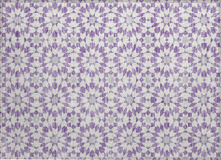 Piper Looms Chantille Spiral ACN734 Lavender Machine Washable Area Rug Scatter Main Image