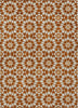 Piper Looms Chantille Spiral ACN734 Paprika Machine Washable Area Rug main image